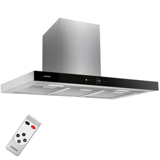 Campana extractora Infiniton CMPT-CLR92S Recirculación 90cm con mando a distancia y control táctil