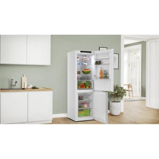 Frigorífico Combi Bosch KGN362WCF Total No Frost 186cm 321L C Branco