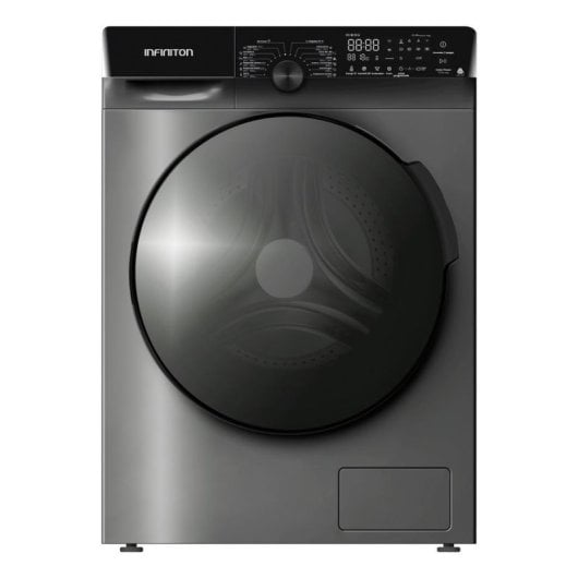 Lavadora Infiniton WM-G124ADX Carga Frontal 12 kg 1400 rpm A Negra Inverter Vapor