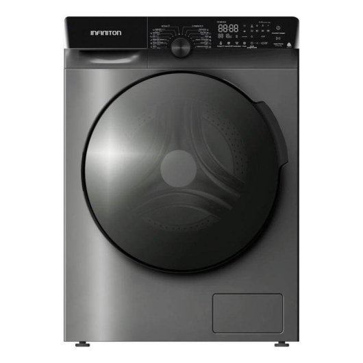 Lavadora Infiniton WM-G124ADX Carga Frontal 12 kg 1400 rpm A Negra Inverter Vapor