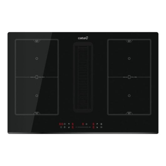 Placa de inducción Cata IAS 7024 77 cm Negra Vidrio 4 zonas