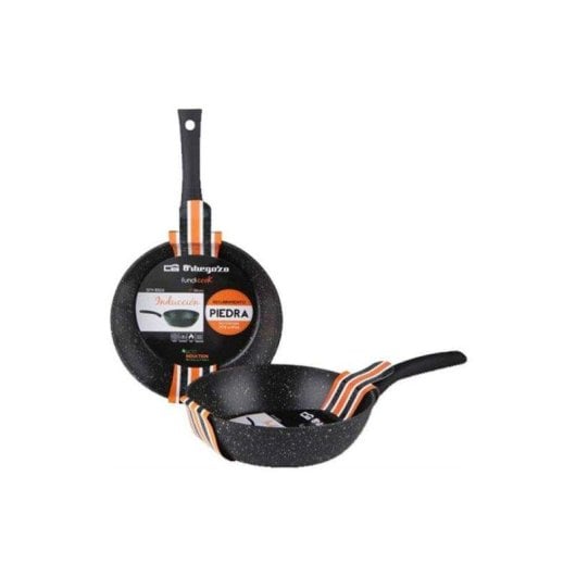 Orbegozo SFH 8528 - Padella 28 cm Fundicook in Alluminio con Rivestimento Effetto Pietra