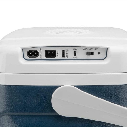 Nevera termo-refrigeradora portátil Orbegozo NV 5000 25L AC/USB/12V Negra y Blanca