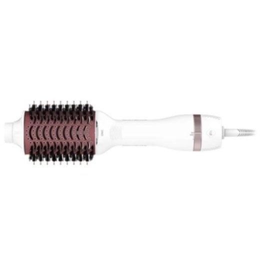 Brosse Soufflante Rowenta CF6135F0 céramique ionique cheveux secs/mouillés rose/blanc