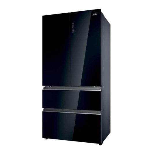 Réfrigérateur Américain Haier HFR79F19DFGB Total No Frost 190 cm 703 L D Noir Distributeur Eau/Glace WiFi
