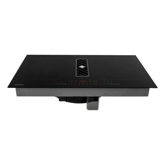 Placa de inducción con campana integrada Infiniton HH-W83A874, 8 zonas, 83 cm, Negro