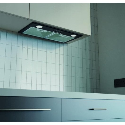 Campana extractora Edesa ECG-5811 BK Canalizado/Recirculación 45cm LED 645 m³/h