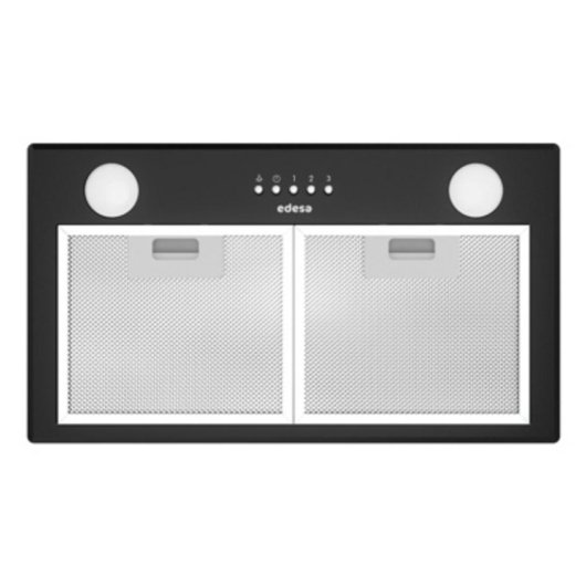 Campana extractora Edesa ECG-5811 BK Canalizado/Recirculación 45,7cm LED 645 m³/h