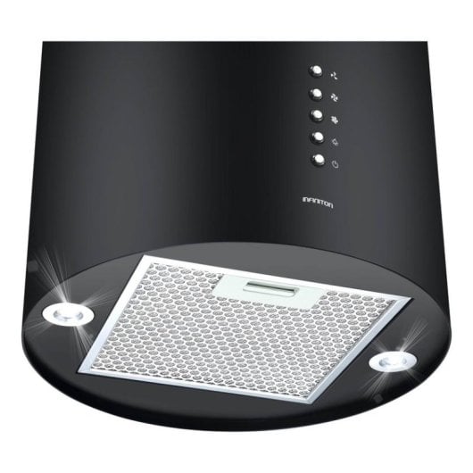 Campana extractora Infiniton CMPY-BIS9N Ducto/Recirculación 35cm negro LED A++