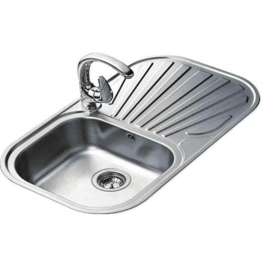 Teka Stylo 1C 1E D Fregadero Acier Inox 1 Cuve 1 Égouttoir 45 cm