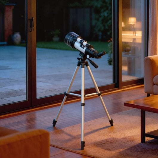 Outsunny Telescopio Refractor Astronómico Para Adultos Principiantes Con Trípode