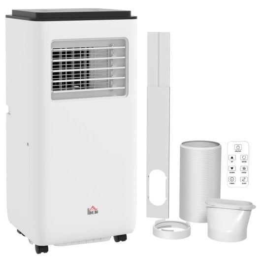 Homcom Ar Condicionado Portátil 10000 Btu 2900w 5 Em 1 Com Controlo Remoto