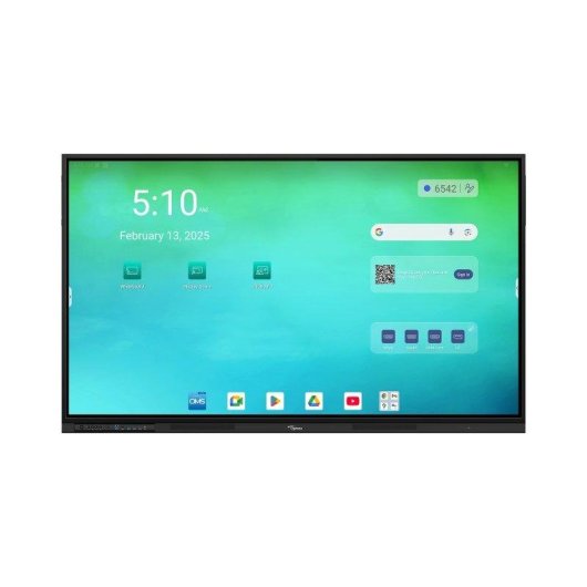 Quadro Interativo Optoma 3753RK 75" 4K UHD multitátil Android 8GB 64GB