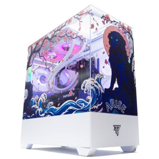 PcCom Ready By Paula Quintela AMD Ryzen 7 5800X / 32GB / 1TB SSD / RTX 5060 Ti 16GB Blanco + Windows 11 Home