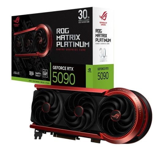 Carte Graphique ASUS ROG Matrix Platinum GeForce RTX 5090 32GB GDDR7 Reflex 2 RTX AI DLSS4