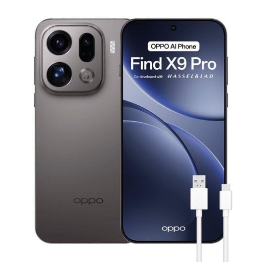 Oppo Find X9 Pro 28GB 512GB 6.78" AMOLED 5G Dual SIM 200MP Carga Rápida IP69 Android Negro