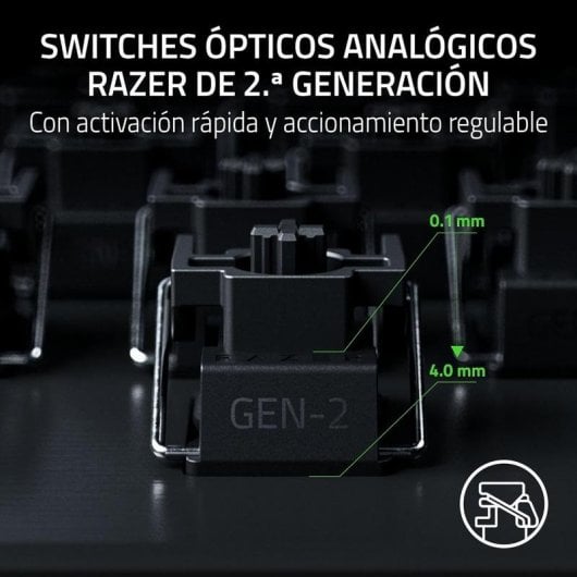 Razer Huntsman V3 Pro Teclado Mecânico USB 8KHz com Switches Óticos Preto (US)