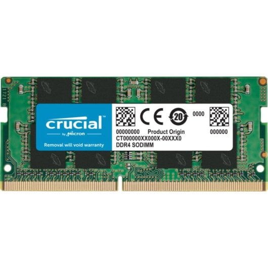 Memória RAM Crucial CT8G4SFRA32AT 8GB 1x8GB DDR4 3200MHz CL22 SO-DIMM 260-pin Tray