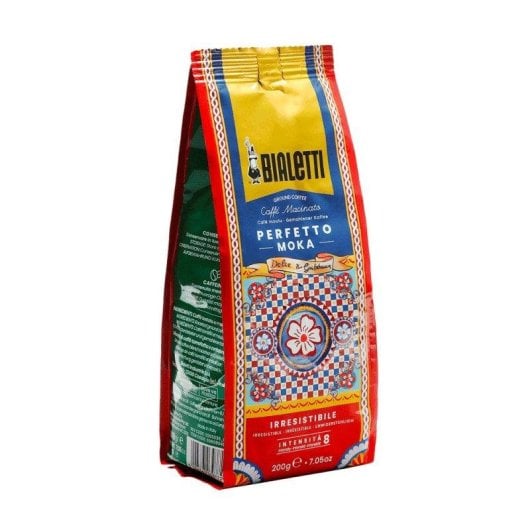Cafetière manuelle Bialetti Dolce&Gabbana Moka Express Carretto Siciliano 3 tasses 0,13 L avec café moulu