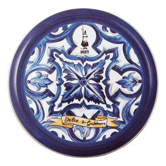 Cafetera manuelle Bialetti Dolce&Gabbana Moka Express 3 tasses Bleu avec café moulu