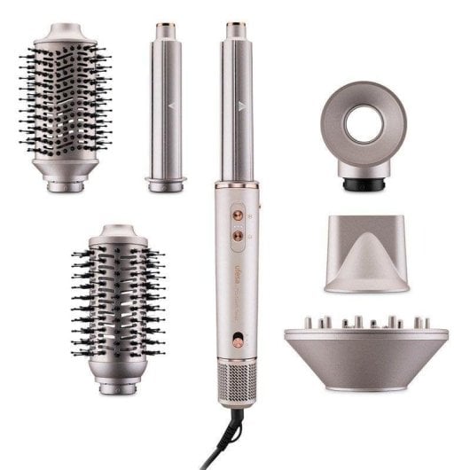 Ufesa Moldeador de Pelo BLDC Pro Glam Twist 7 Accesorios Motor Brushless Sistema Coanda
