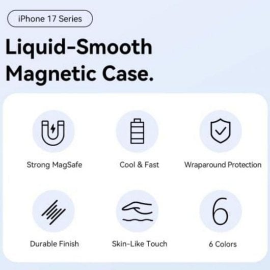 Funda para móvil Vention KVCNCG-20 Silicona liquide Beige MagSafe pour iPhone 17 Air