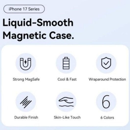 Funda pour mobile Vention KVCPCB-20 Silicone liquide Rose Magsafe pour iPhone 17 Air