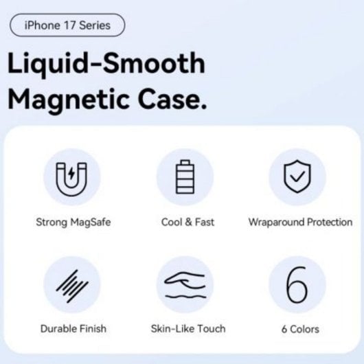 Funda para móvel Vention KVCVCB-10 Silicone Líquida Lila MagSafe para iPhone 17