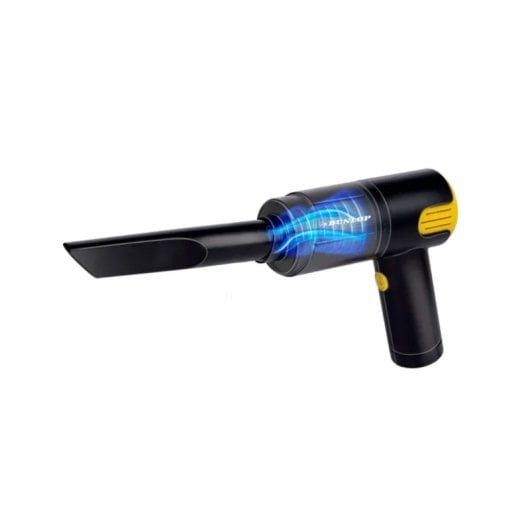 Aspirador De Mano Dunlop 12v 2 Boquillas Negro