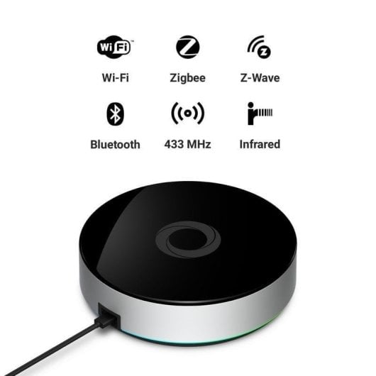 Centrale Domotique Homey Bridge WiFi/Zigbee/Z-Wave/Bluetooth Compatibilité Alexa Google Assistant Siri