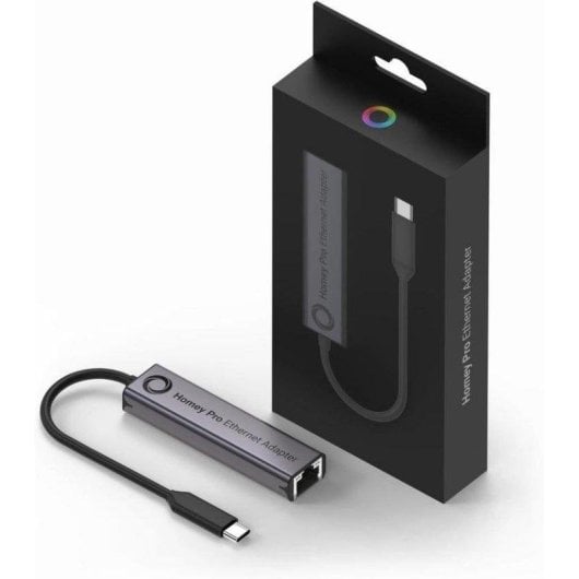 Adaptador Ethernet USB-C Homey HOMEY-ETH-01, 480 Mbps, Acrílico