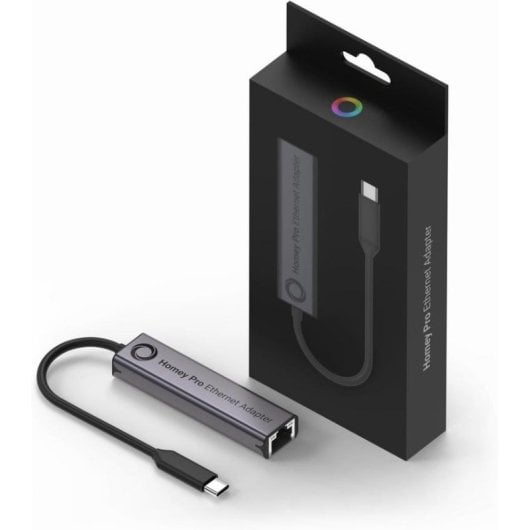 Adaptador Ethernet USB-C Homey HOMEY-ETH-01, 480 Mbps, Acrílico