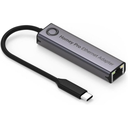 Adaptador Ethernet USB-C Homey HOMEY-ETH-01, 480 Mbps, Acrílico
