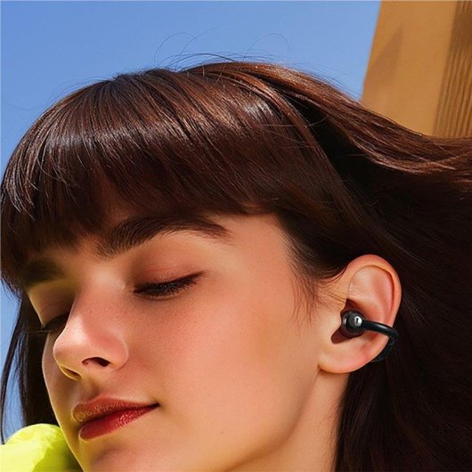 Auricolari OpenRock E wireless Bluetooth per sport, audio ottimizzato, IPX4, neri