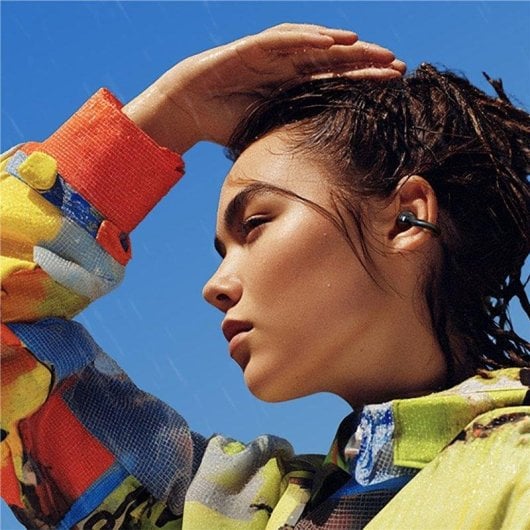 Auricolari OpenRock E wireless Bluetooth per sport, audio ottimizzato, IPX4, neri