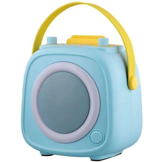 TnB Altavoz Karaoke 10W Bluetooth Bateria Recargable 5H 2 Microfonos Azul