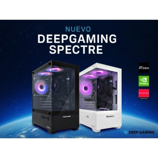 Deep Gaming Spectre AMD Ryzen 7 5700G 32GB 1TB SSD RTX 5060 Windows 11 Pro Blanco RGB