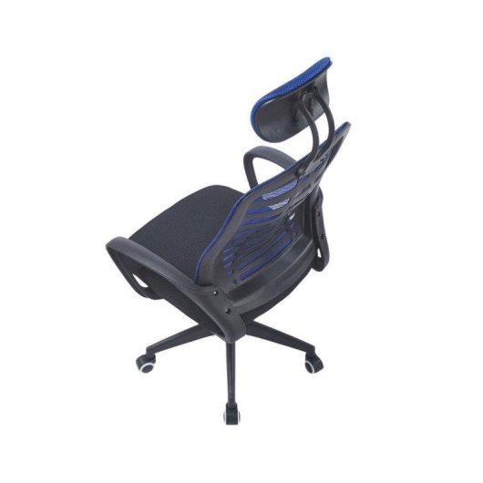 Silla de Oficina Adec Kneck Reposacabezas Regulable Azul 106-116x58,5x56 cm