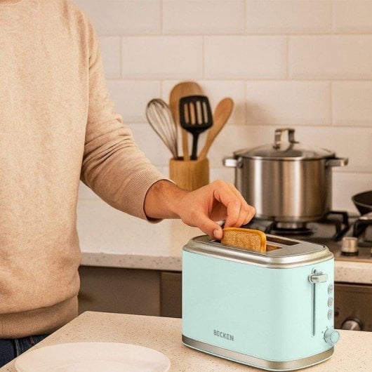 Torradeira Becken BT8766GR 2 Fendas 6 Níveis Verde