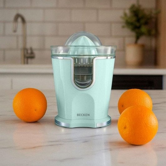 Exprimidor Eléctrico Becken BCJ8767 100W Verde con Tapa Protectora 230 ml