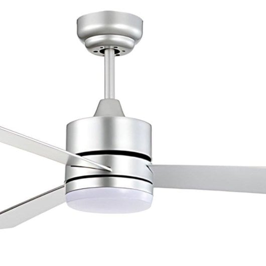 Ventilador de Techo Bel Air Home Kilim Shakespear 18W DC LED Plata Ø107 cm 3 Aspas Retráctiles