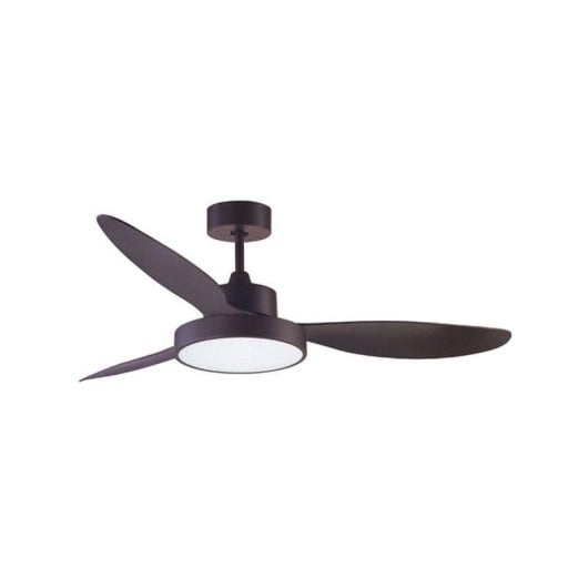 Ventilador de Techo Bel Air Home Tulum Shakespear 25W 120 cm Marrón con Luz LED y Mando a Distancia