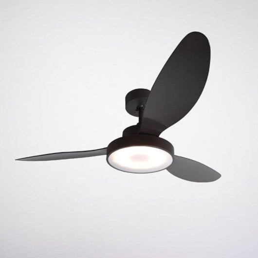 Ventilateur Bel Air Home Tulum Shakespear 25W LED 120 cm Marron Télécommande