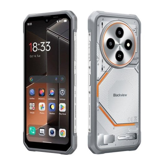 Blackview Fort 2 24GB 256GB 6.56" HD 4G Dual SIM NFC 5000mAh 18W Android 15 Weiß