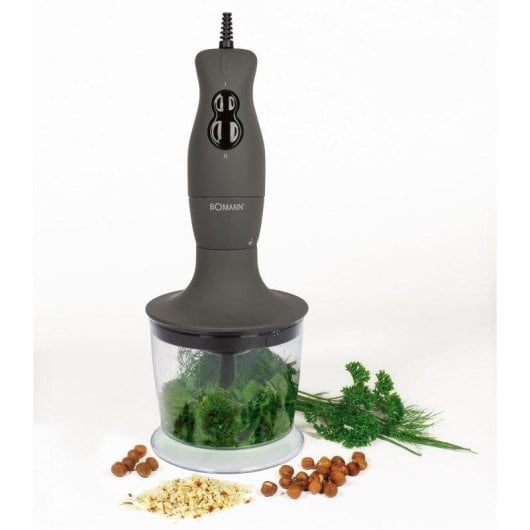 Bomann SMS 6055 CB Stabmixer-Set 3-in-1 400W Edelstahl/Grau
