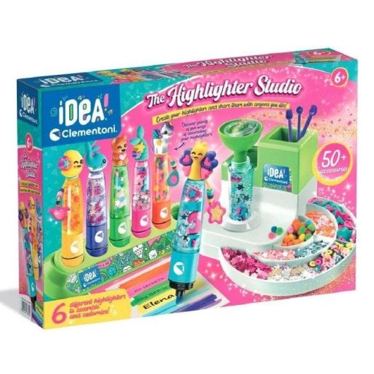 Clementoni Idea Studio Taller de Marcadores Kit Creativo Infantil Multicolor