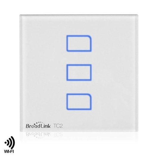 Interruptor Táctil WiFi de 3 Pulsadores Dam Electronics, Control Remoto RF 433MHz, Panel Monocristalino