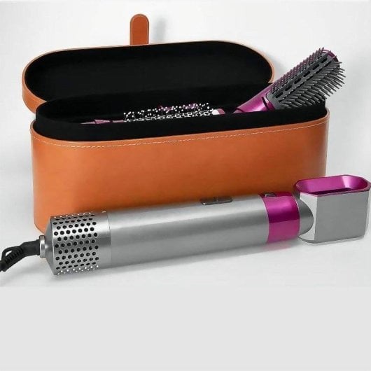 Dam Electronics 5-in-1 Haartrockner mit keramischer Beschichtung, 1000W, 5 Aufsätze, Etui