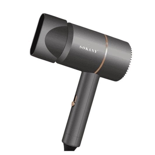 Sèche-cheveux Professionnel Ionique Dam Electronics 1200W 2 Températures 2 Vitesses Concentrateur