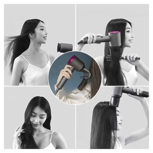 Sèche-cheveux Ionique Dam Electronics 1600W 4 Températures 3 Vitesses Concentrateur